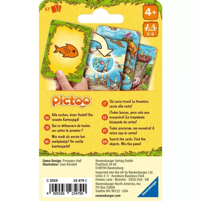Pictoo Dino-Welt, kāršu spēle