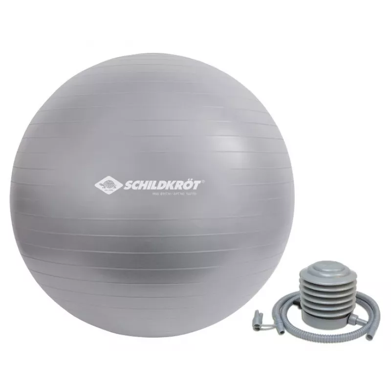 Schildkröt Fitness 960155 vingrošanas bumba 55 cm pelēka pilna izmēra