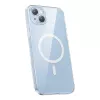 Baseus Crystal Series magnētiskais maciņš iPhone 14 Plus + rūdīts stikls