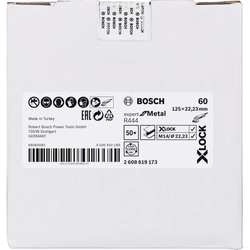 Bosch 2 608 619 173 rotējošā instrumenta slīpēšanas/slīpēšanas piederums Tērauds Slīpēšanas disks