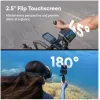 Action sports kamera Insta360 Ace Pro 2 — 50 MP, 8K Ultra HD (7680×3272), 1/1,3 collu sensors, līdz 240 kadriem/s, iebūvēts displejs, Wi‑Fi, MicroSD, 177,7 g, Melna