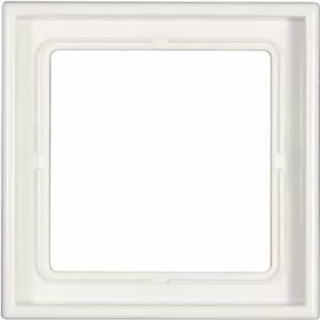 Sienas plākšņu pārsegs JUNG LS 981 WW balts duroplasts 81×81 mm