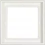 Sienas plākšņu pārsegs JUNG LS 981 WW balts duroplasts 81×81 mm