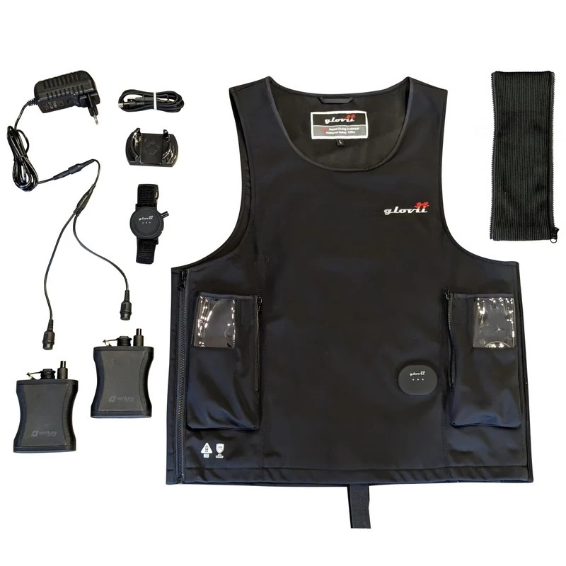 Glovii GMV2L ūdens sporta veste Melna Softshell