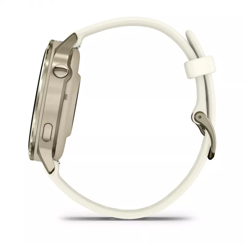 Viedpulkstenis GARMIN Venu 4, 41 mm zelta korpuss, 1,2 collu AMOLED 390×390, GPS, Wi‑Fi, 5 ATM, 10 dienu akumulators