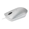 Vadu optiskā pele piemērota abām rokām Lenovo 540 USB Type-C, 3 DPI režīmi, pelēka, 4 pogas, 1,8 m kabelis