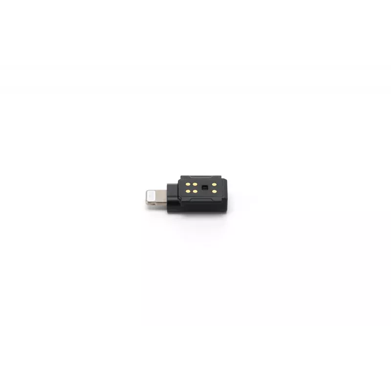 Audio adapter DJI Mic 3 Mobile Phone Adapter (Lightning) — Lightning savienojums, melns, Apple mobilajām ierīcēm