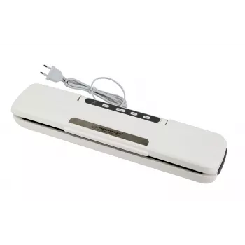 Galda vakuumēšanas iekārta ESPERANZA EKV002 — kompakts plastmasas korpuss, 30 cm darba platums, 110 W, balta