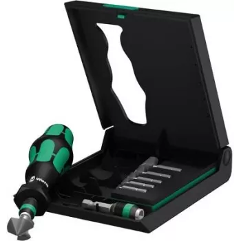 Wera iegremdēšanas urbju komplekts, 5 gab., 6,3 mm, 8,3 mm, 10,4 mm, 12,4 mm, 16,5 mm, 20,5 mm, HSS, 05104650001, 1/4 (6,3 mm), 1 komplekts (05104650001)