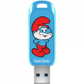 USB zibatmiņa SanDisk 128 GB USB Type-A Smurfi