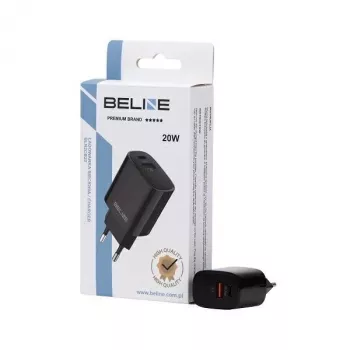 Lādētājs Beline Beli02159 — 20W USB-C un USB-A PD/QC saderīgs