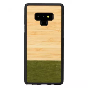 Viedtālruņa maciņš no koka Samsung Galaxy Note 9 — bambusa meža melna