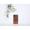 Telefona maciņš man and wood iPhone X/XS — brūns rūtains ar melniem akcentiem