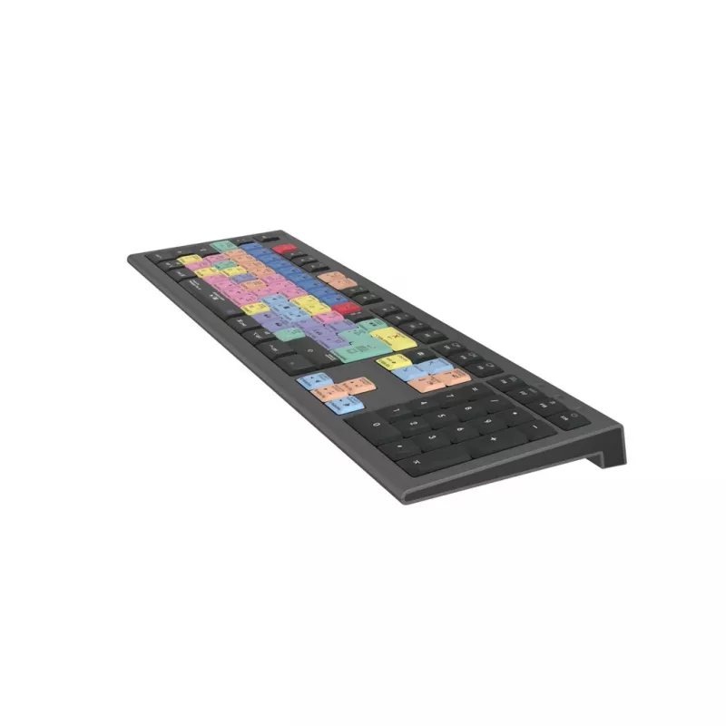 Logickeyboard Adobe Premiere Pro CC Astra 2 tastatūra universāla USB QWERTZ vācu pelēka