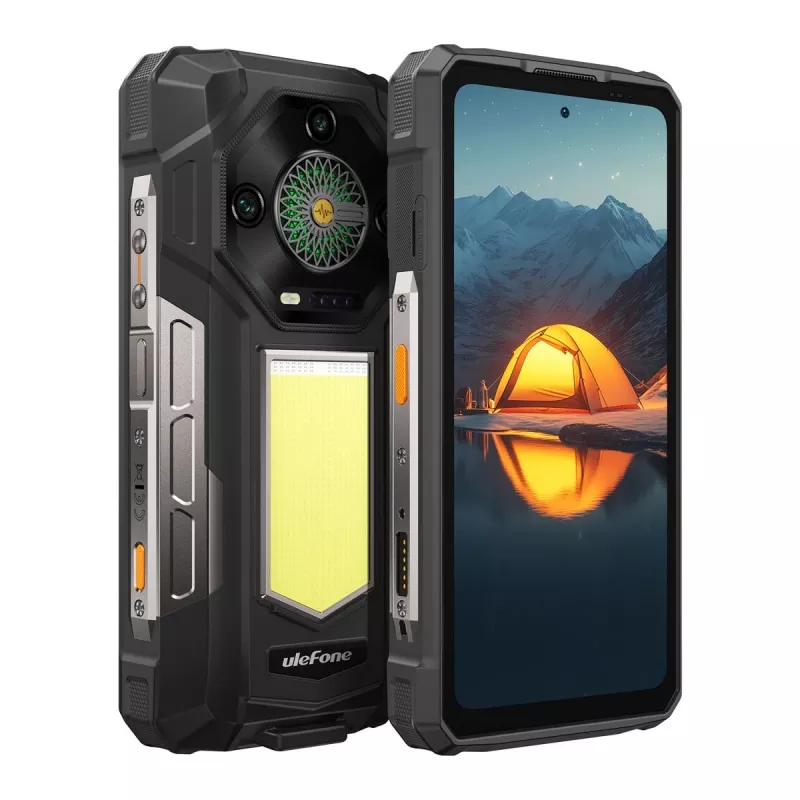 Izturīgs viedtālrunis UleFone Armor 33 5G 6,3 collas — 12 GB RAM, 512 GB atmiņa, Melns