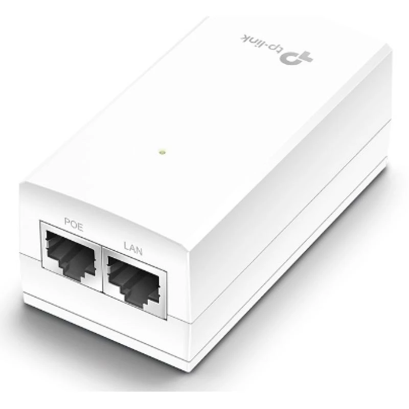 TP-Link 24V pasīvais PoE adapteris, Gigabit Ethernet, 10,100,1000 Mbit/s, 10/100/1000, Cat3, Cat4, Cat5, Cat5e, Cat6, Balts, 100 m