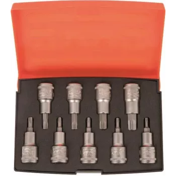 Bahco Skrūvgrieža Uzgaļu Komplekts 9-daļīgs S9TORX (S9TORX)