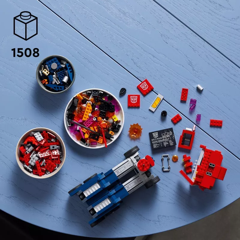LEGO® 10302 Icons Optimus Prime, Transformers robotu modeļa komplekts