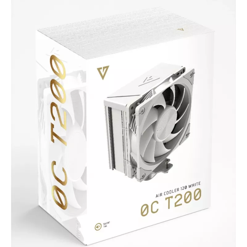 MODECOM Volcano 0C T200 procesora gaisa dzesētājs 12 cm balts