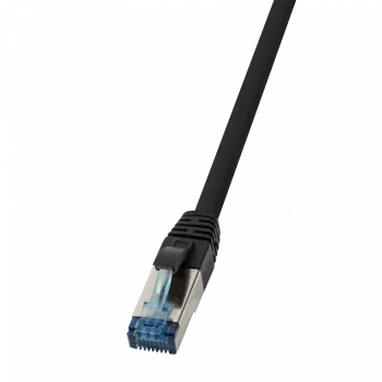 Tīkla kabelis LogiLink CQ6105S RJ-45 Cat6a 15 m Melns