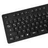 Klaviatūra LogiLink ID0019A Universal USB QWERTZ vācu melna