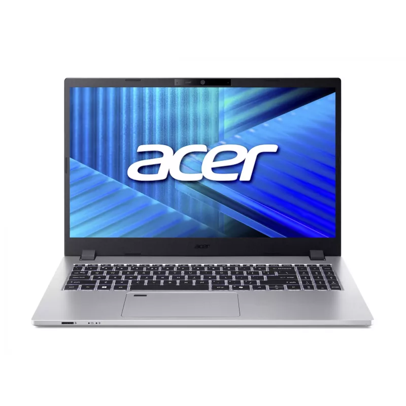 Portatīvais dators Acer TravelMate P2 TMP215-55 Intel Core Ultra 5 225U, 15,6 collu FHD, 16 GB DDR5, 512 GB SSD, Windows 11 Pro, sudraba
