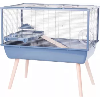 Būris ZOLUX Neolife 80 zils mazajiem mājdzīvniekiem 80×50×50 cm – metāls/plastmasa, 9 mm stieņu attālums
