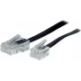 Tecline 74315 telefona kabelis 15 m melns