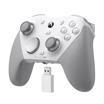 GameSir spēļu kontrolieris G7 PRO Mech balta — vadu/bezvadu atbalsts, ergonomisks izkārtojums