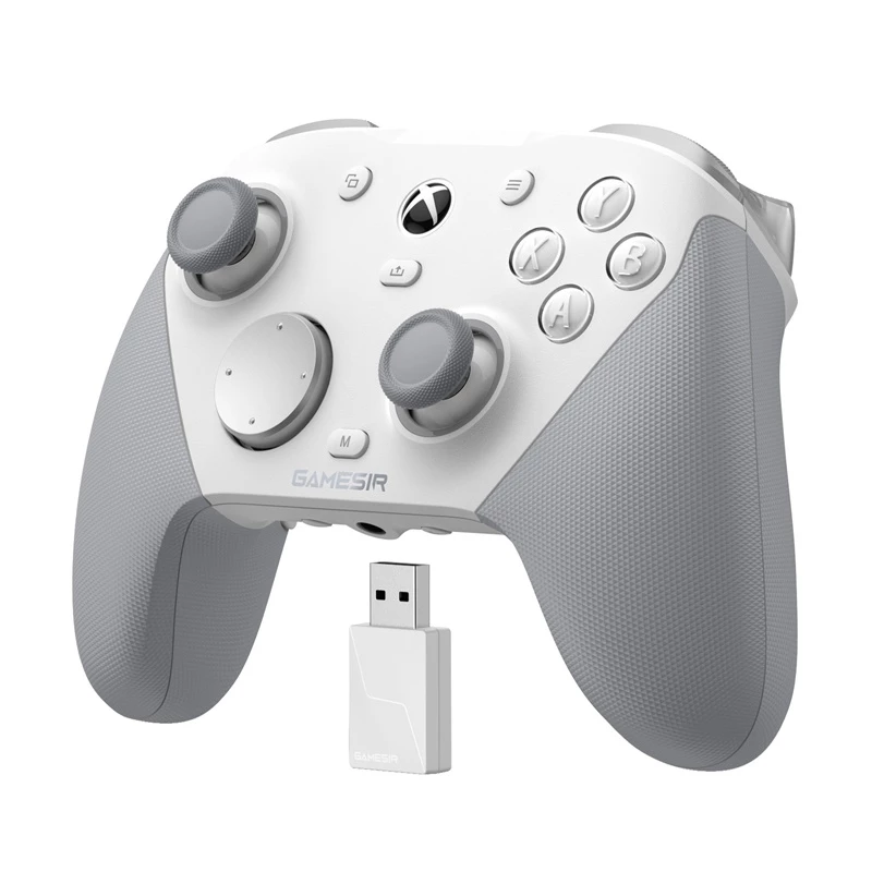 GameSir spēļu kontrolieris G7 PRO Mech balta — vadu/bezvadu atbalsts, ergonomisks izkārtojums