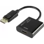 Video pārveidotājs Renkforce DisplayPort uz HDMI, modelis 1407508, melns