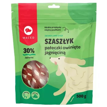 MACED Skewer lambs kociņš - gardums sunim - 500g