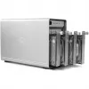 Mercury Elite Pro Quad, disku korpuss, sudraba, USB 3.2 Gen 2, gatavs RAID