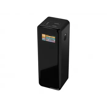 Power bank BLOW AIR99.9 27000mAh PD 140W LCD — 2× USB‑C, 1× USB‑A, 27000 mAh, 140 W kopā