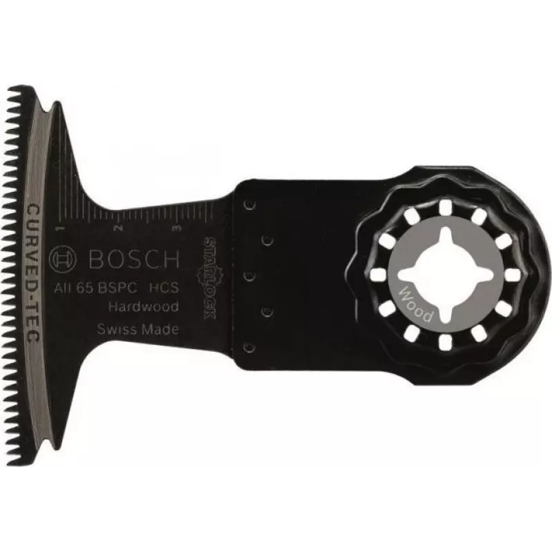 Zāģa asmens Bosch AIZ260866235665 HCS cietam kokam, 40 x 65 mm