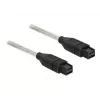 FireWire kabelis DeLOCK FireWire B/B 1,0 m pelēks