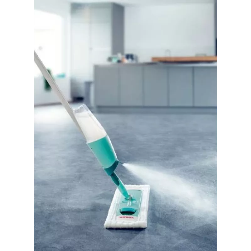 Leifheit Easy Spray XL mops no mikrošķiedras, sausai un mitrai uzkopšanai, zaļš, balts