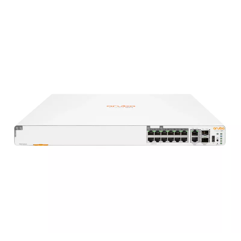 HPE Networking Instant On 1960 - Slēdzis - pārvaldīts - 4 x 2.5GBase-T + 8 x 100/1000/10GBase-T + 2 x 100/1000/10GBase-T + 2 x 10 Gigabit SFP+ - uzstādāms statīvā - PoE (480 W)