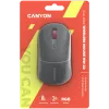 Canyon MW-22 2in1 RGB bezvadu pele - pelēka - Bluetooth/RF - 1.600 dpi - uzlādējama