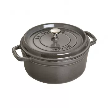 Staub La Cocotte apaļš čuguna katls 26 cm, grafītpelēks