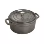 Staub 40509-312-0 kastrolis 5,25 L apaļš grafīts, pelēks