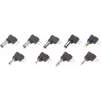 Adapteru komplekts Voltcraft 9ZC7 — 9 gab.: 2 ligzdas adapteri un 7 zemsprieguma adapteri