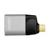 LogiLink USB 3.2 Gen2 Type-C adapteris C/M uz HDMI-A USB-C 4K PD alumīnija melni pelēks