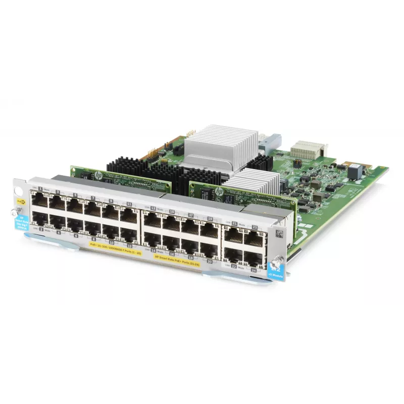 HPE - Aruba sērija - Paplašināšanas modulis - Gigabit Ethernet (PoE+) x 20 + 1/2.5/5/10GBase-T (PoE+) x 4