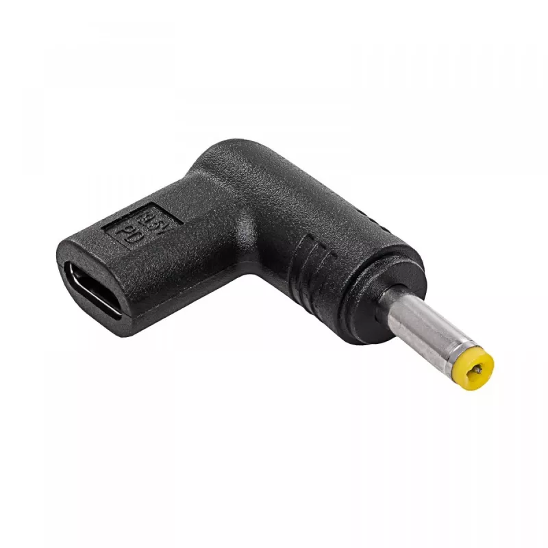 savienotāju adapteris Akyga AK-ND-C04 USB-C uz 4,0 x 1,7 mm melns
