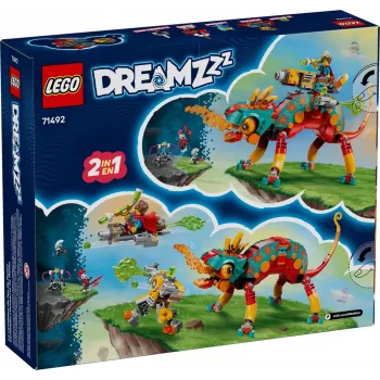 LEGO 71492 Dreamzz Mateo uguns kameloņa rotaļu komplekts, konstruktora modelis iztēles pilnai būvēšanai