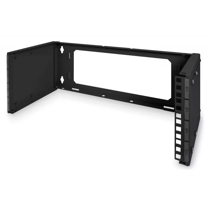 Pie sienas stiprināms statīvs Digitus DN-19 PB-4U-SW