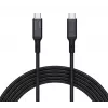 AUKEY CB-MCC102 USB kabelis 1,8 m USB C melns 480 Gbit/s