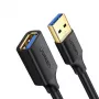 Ugreen pagarinātājkabeļa adapters USB 3.0 (ligzda) uz USB 3.0 (spraudnis) 2m (melns)