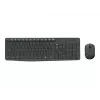 Logitech MK235 - Tastatūras un peles komplekts - Bezvadu - 2,4 GHz - Portugāles